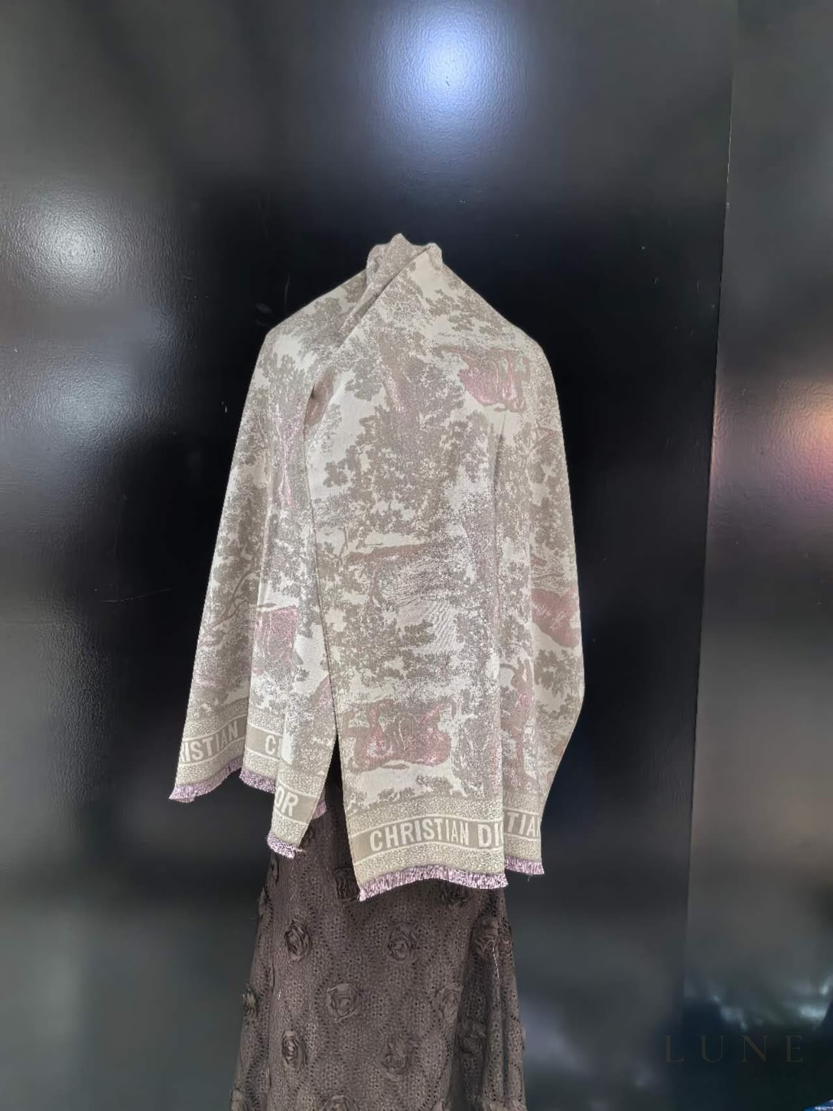 Dior Sauvage Muted Scarf – Pink