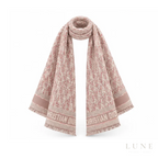 Dior Oblique Scarf – Dusty pink