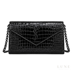 Saint Laurent Uptown Envelope Bag – Black