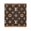 Louis Vuitton Monogram Scarf – Dark Brown