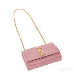 Saint Laurent Monogram Kate Satchel - Pink Old Rose