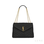Saint Laurent Loulou Black Golden