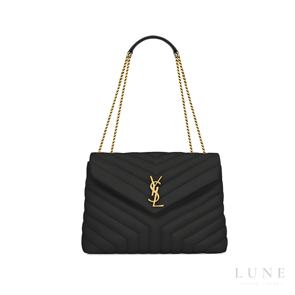 Saint Laurent Loulou Black Golden