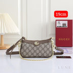 Gucci Ophidia Mini GG Canvas Shoulder Bag – Brown - View 5