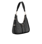 Guess Noreen Top Zip Shoulder Bag the Coal Logo