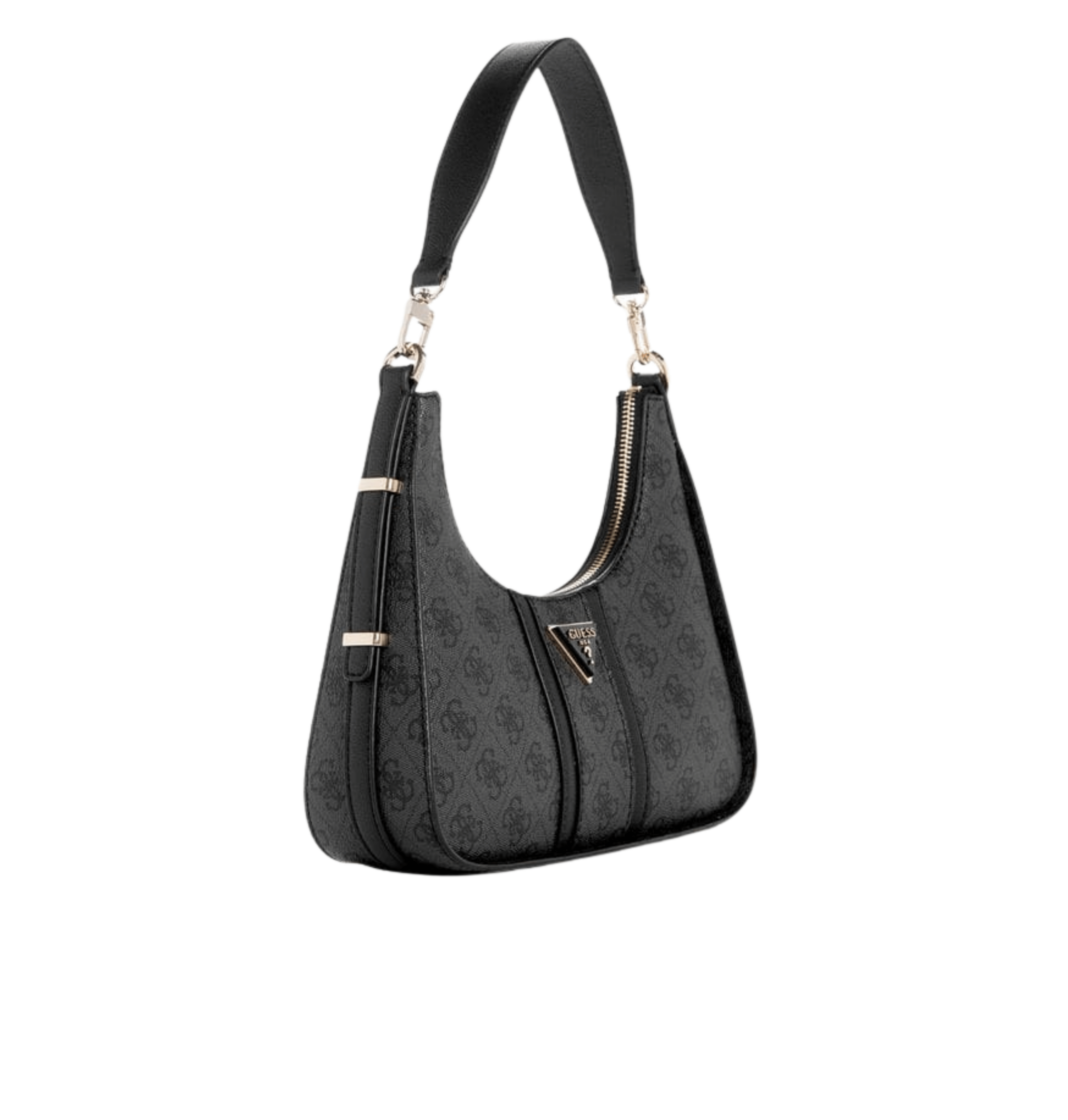 Guess Noreen Top Zip Shoulder Bag the Coal Logo