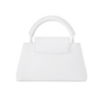 Louis Vuitton Capucines East-West Quartz White