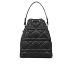 Dior Caro Backpack - Black Macrocannage Lambskin