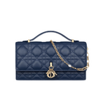 Dior My Dior Mini Bag - Blue Cannage Lambskin