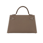 Hermès Kelly Mini Ii Sellier Bag - Etoupe Epsom Leather with Gold Hardware