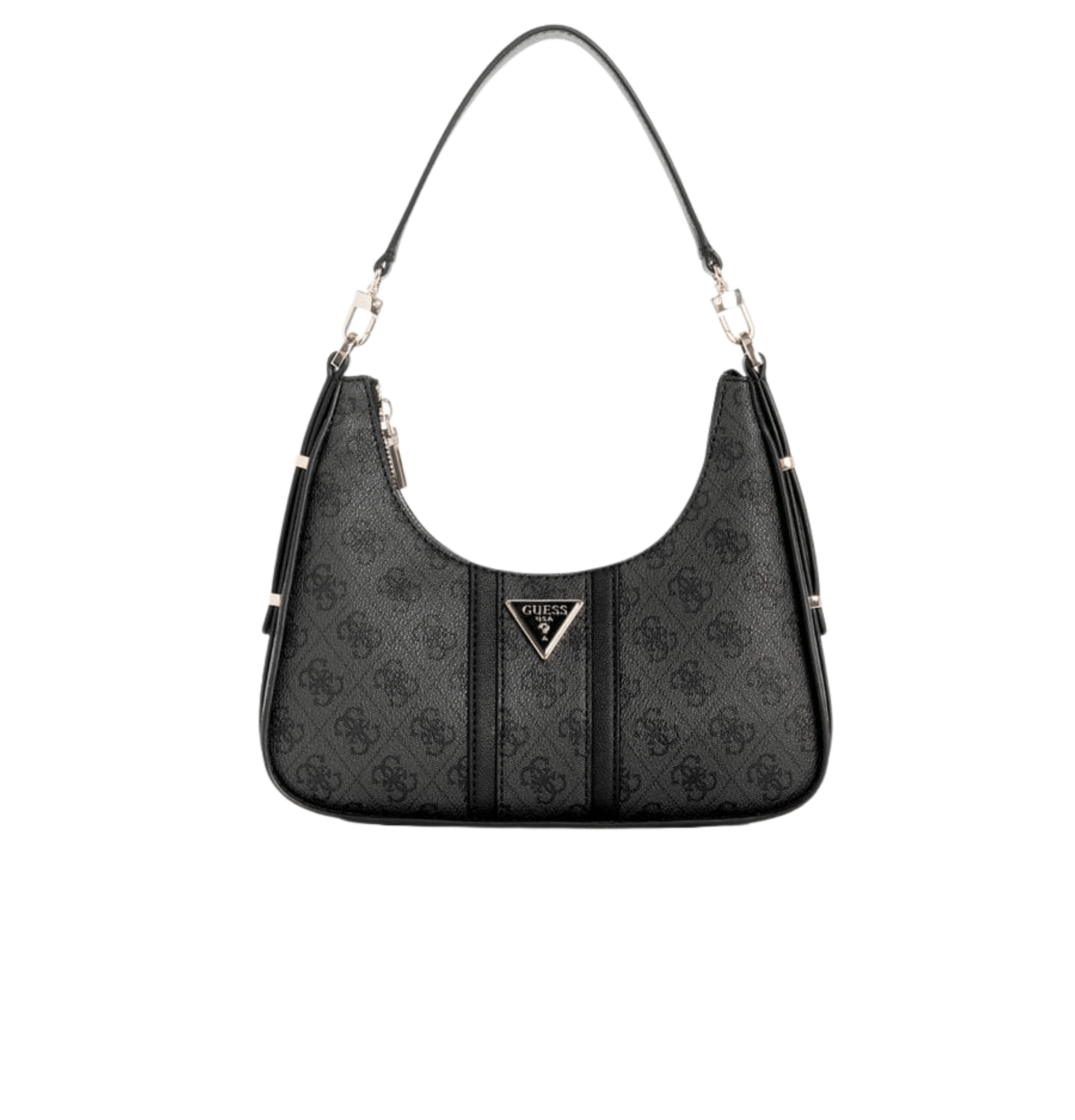 Guess Noreen Top Zip Shoulder Bag the Coal Logo
