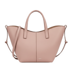 Polène Cyme Mini Textured Pink Leather