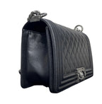 Chanel Boy Bag - Black Caviar Leather