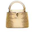 Louis Vuitton Capucines GoldSnakeskin