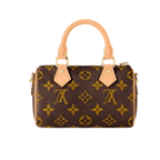 Louis Vuitton Nano Speedy Bag - Monogram Canvas with Natural Cowhide Leather Trim