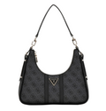 Guess Noreen Top Zip Shoulder Bag the Coal Logo