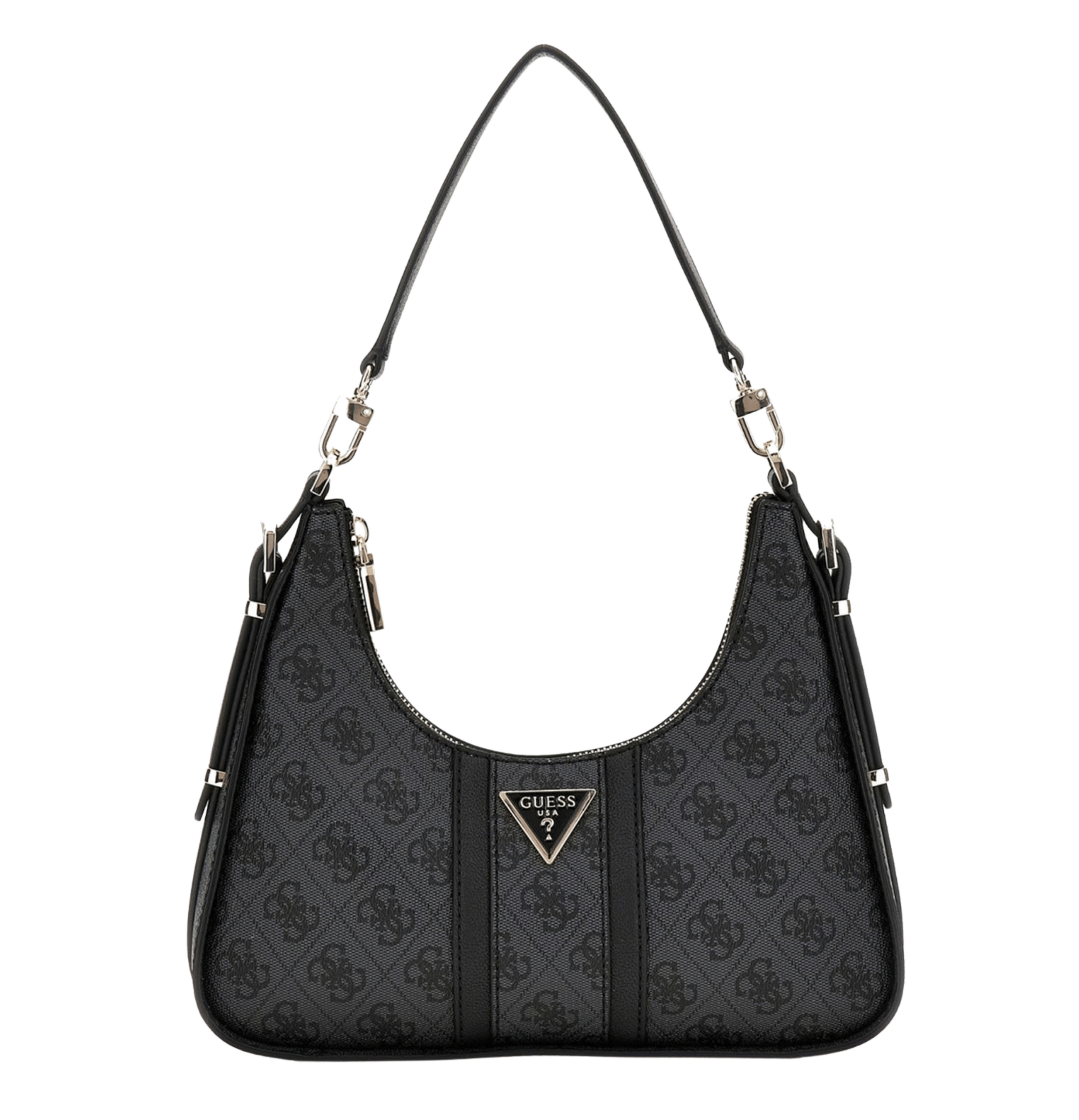 Guess Noreen Top Zip Shoulder Bag the Coal Logo